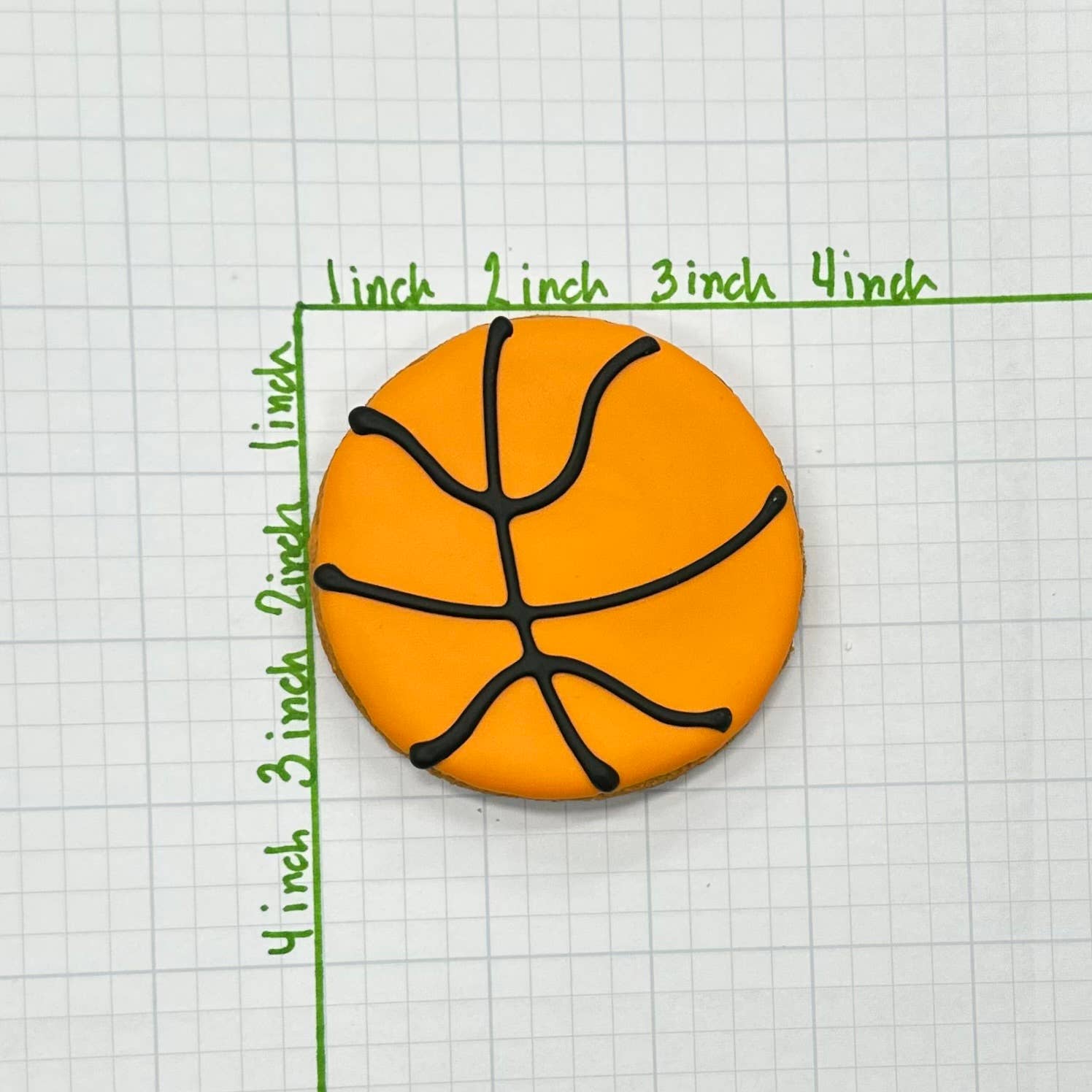 Lucky Biscuit Pet Bakery - Sports Ball Buffet Cookies: Basketball Cookie