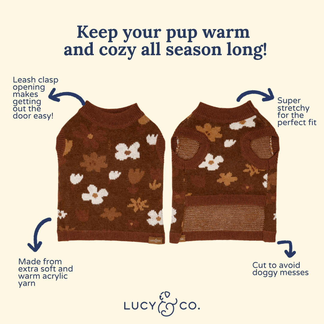 Lucy &amp; Co. - Chocolate Meadows Sweater