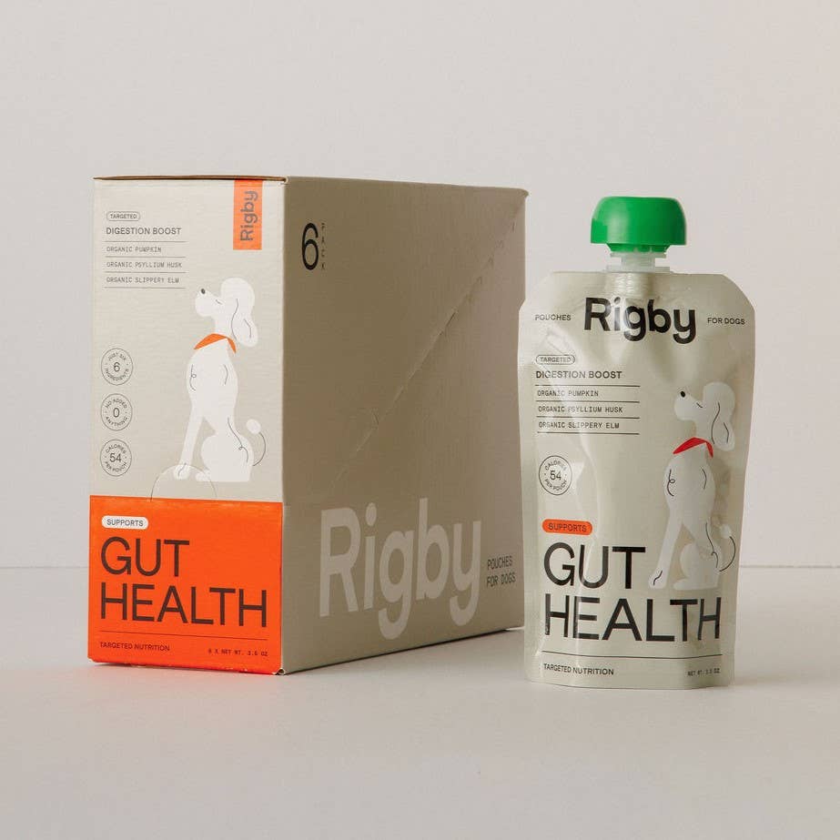 Rigby - Rigby Targeted Dog Treats, Gut Health Lickable Pouch