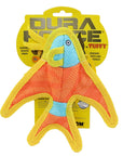 Tuffy Dog Toys - VIP Products - DuraForce Jr Angel Fish - Orange, Durable, Squeaky Dog Toy