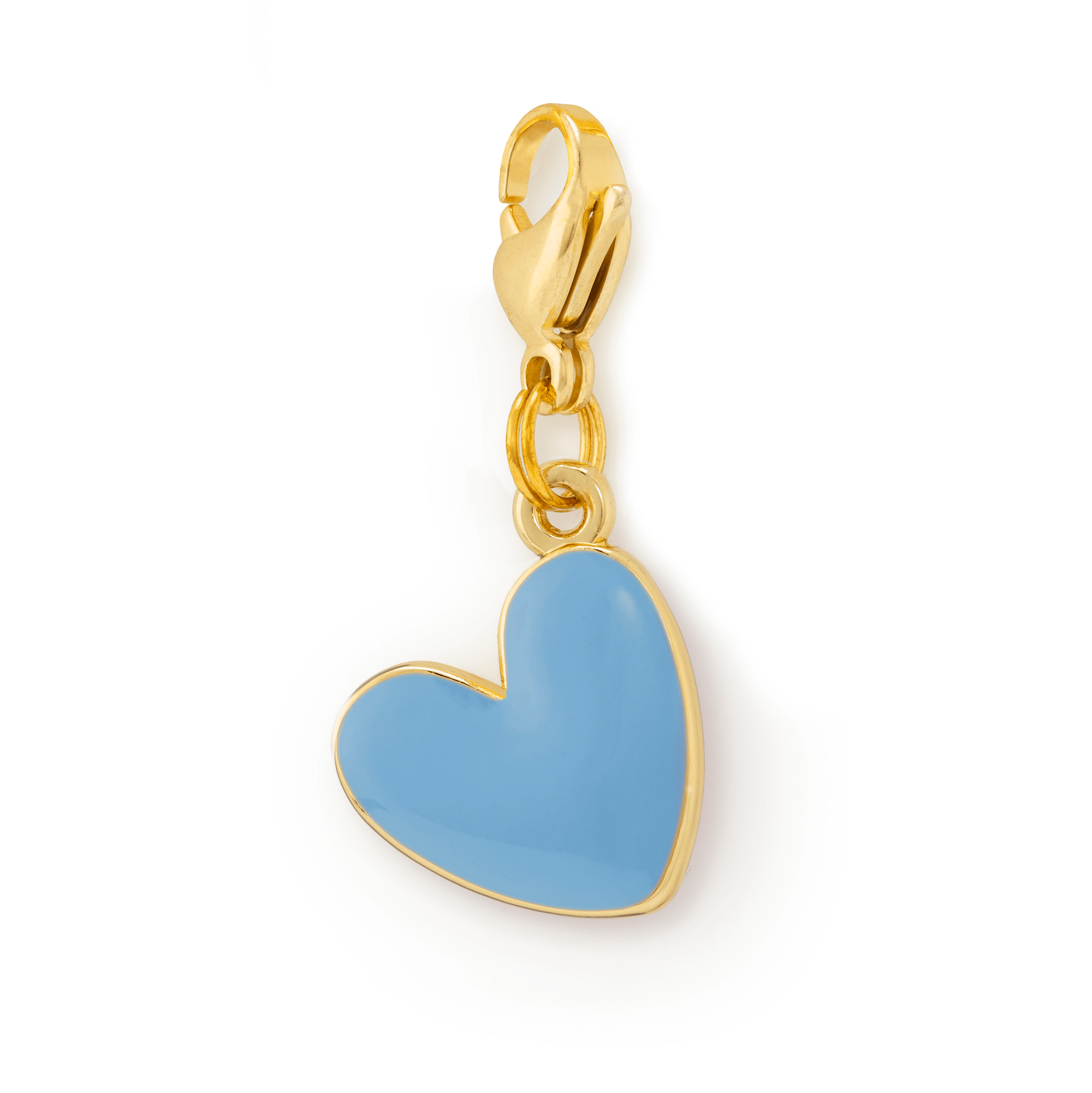 The Foggy Dog - Blue Heart Collar Charm: Charm Only