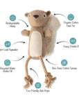 Petshop by Fringe Studio - EARTH FRIENDLY DOG TOY BRING MORE NUTS!