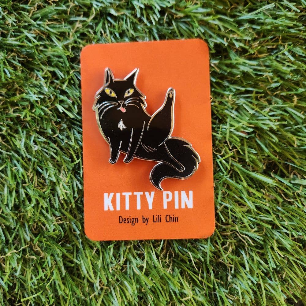 Lili Chin Art - "Blep" KITTY PIN