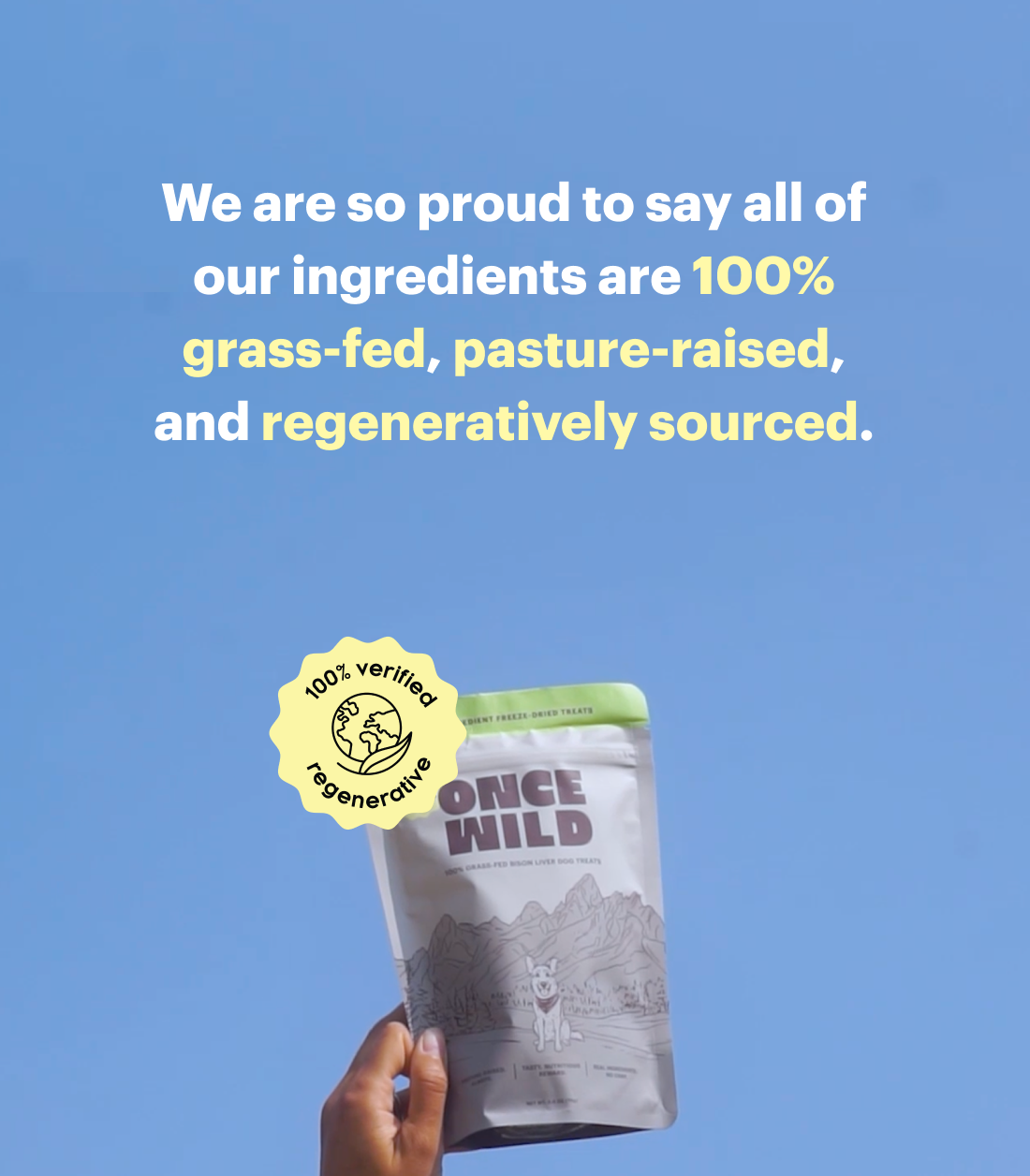 Once Wild - 100% Bison Liver Treats