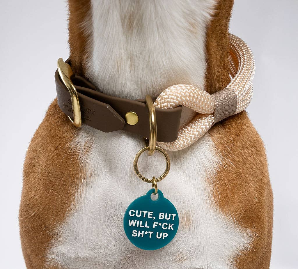 Freshwater Curated Goods™ - Cute But Will F*ck Sh*t Up Pet Tag