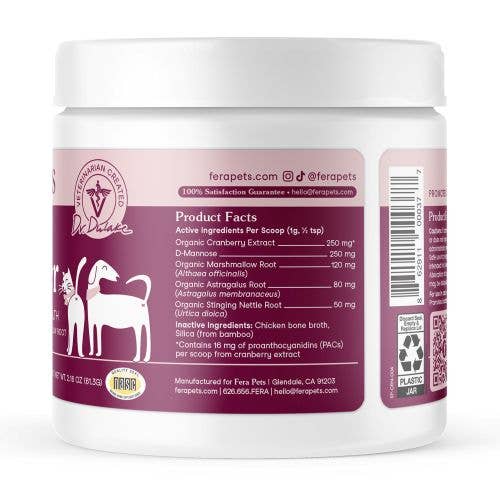 Fera Pets - Bladder Support for Dogs and Cats Pet Supplement