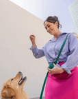 SUNNY TAILS - Lavender Haze Snap Dog Treat Pouch: Large (1-1/2 cups)