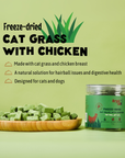 Arya Sit! - Freeze-Dried Cat Grass with Chicken