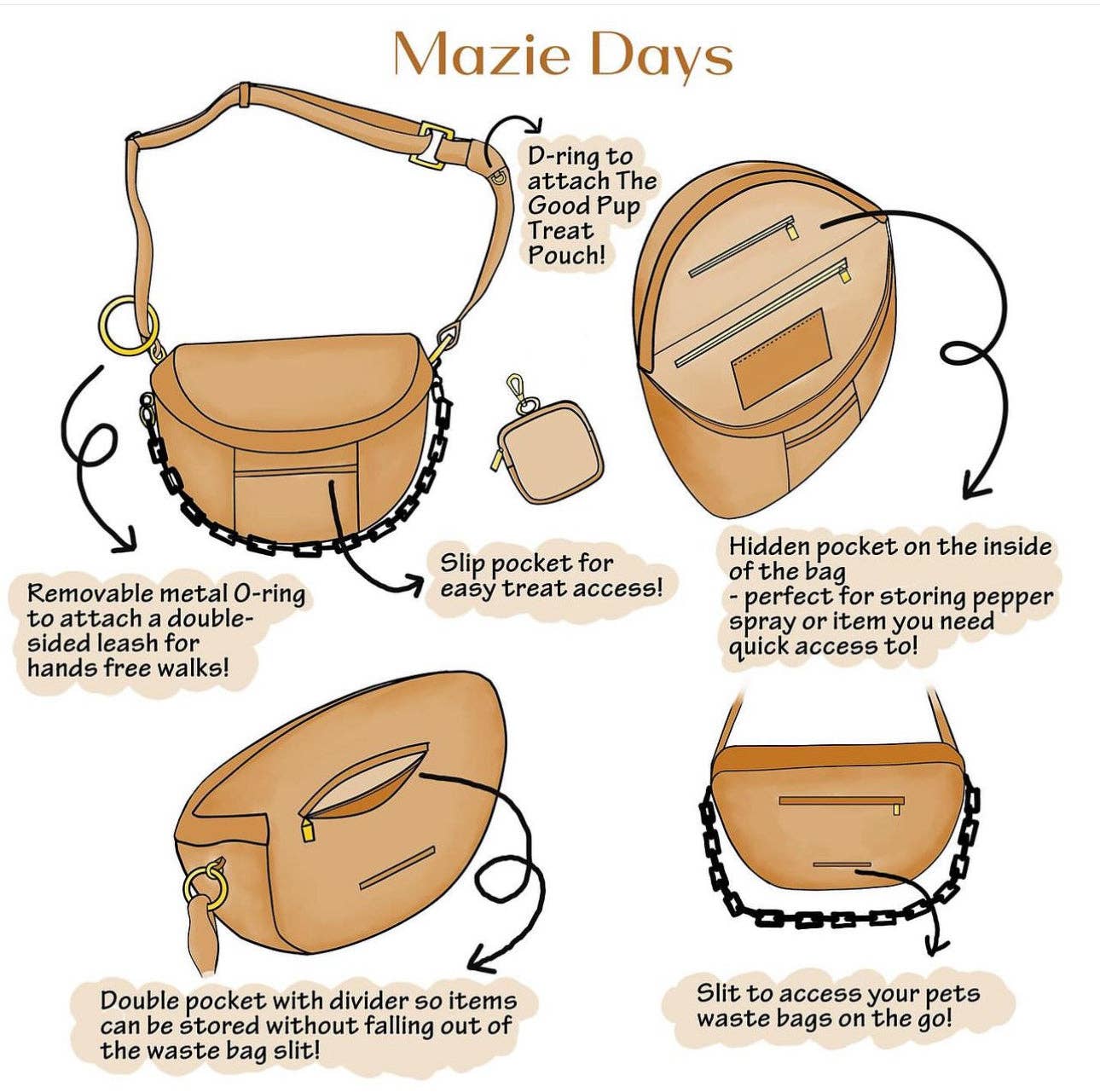 Mazie Days - The Mazie - Beige