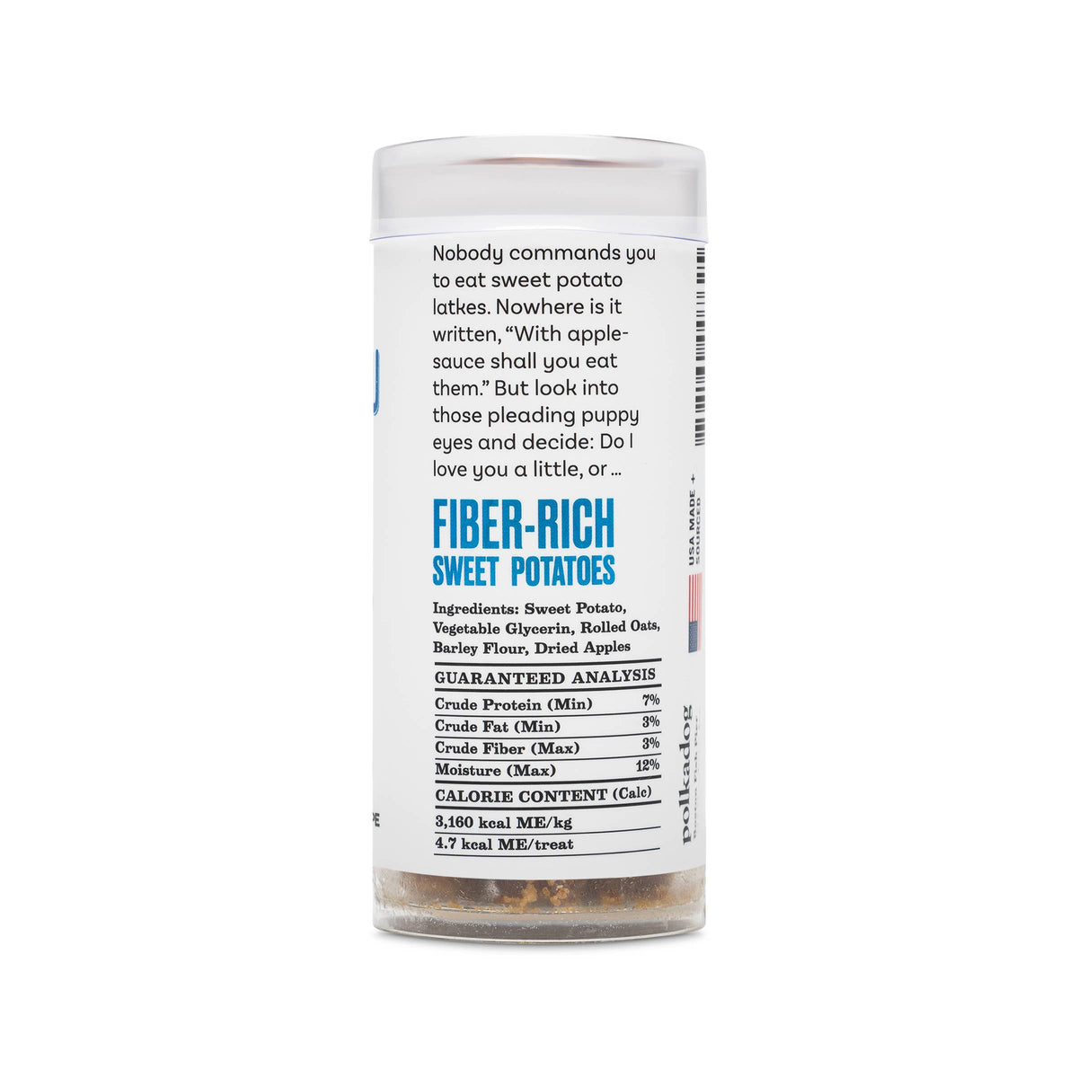 Pet Palette Distribution - Polkadog Holiday Mini Tube: Sweet Potato and Apple 2.5oz
