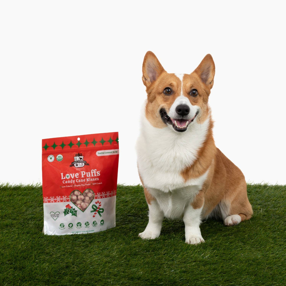 Pet Palette Distribution - Lord Jameson Love Puffs Candy Cane Kisses Pouch 4oz