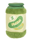ZippyPaws Bungee Burrow Pickle Jar Plush Dog Toy