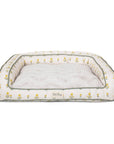 Petshop by Fringe Studio - BLOCK PRINT MARIGOLD MEDIUM COUCH PET BED