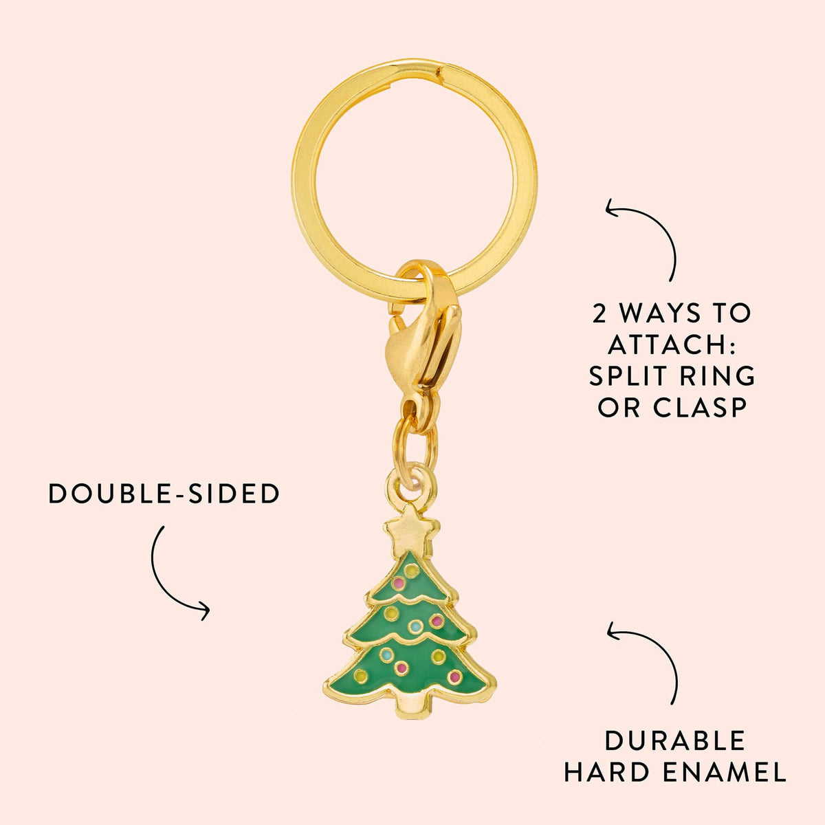 The Foggy Dog - Christmas Tree Collar Charm: Charm Only