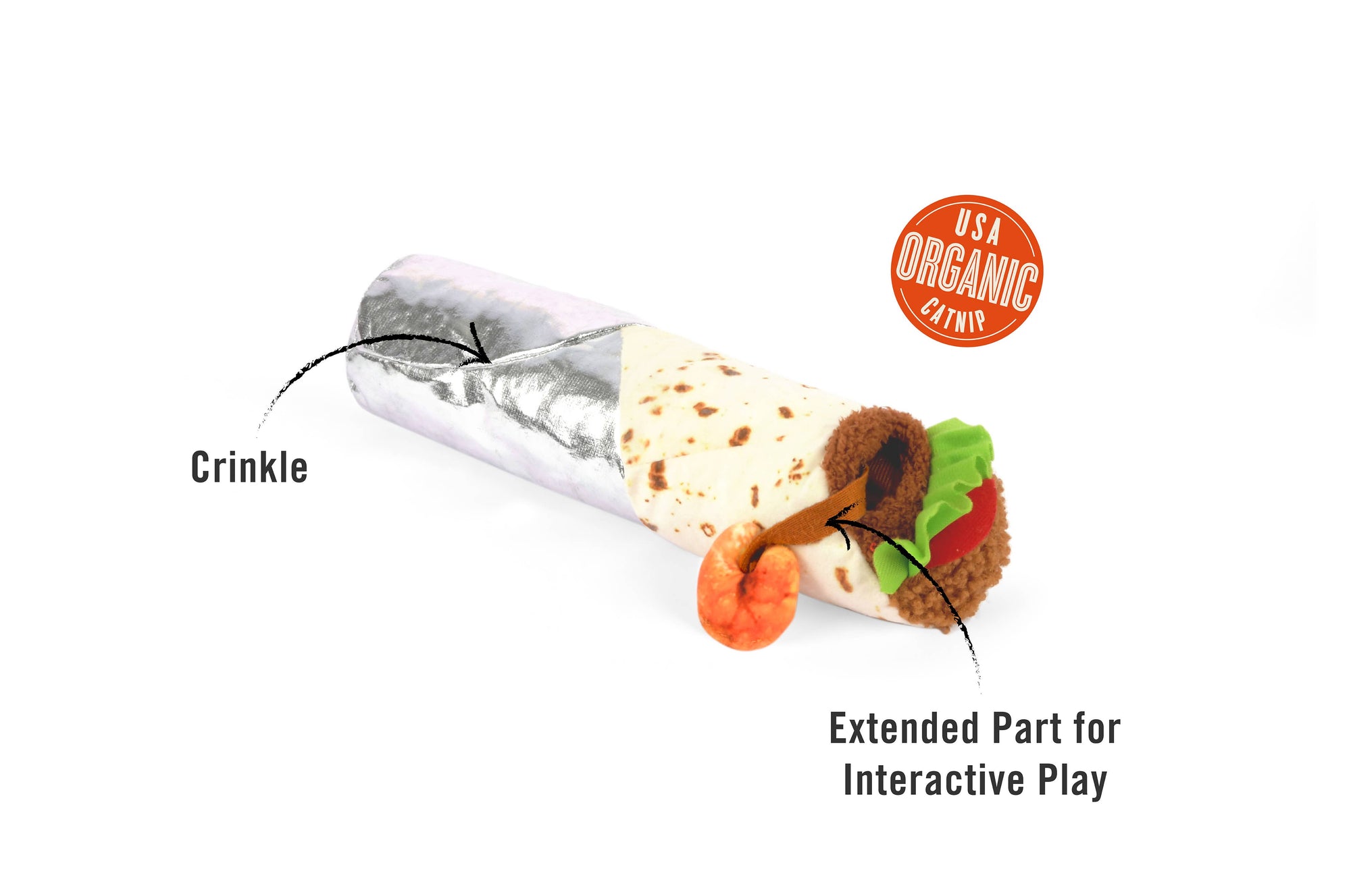 P.L.A.Y. Pet Lifestyle and You - Feline Frenzy - Shrimp Purrito