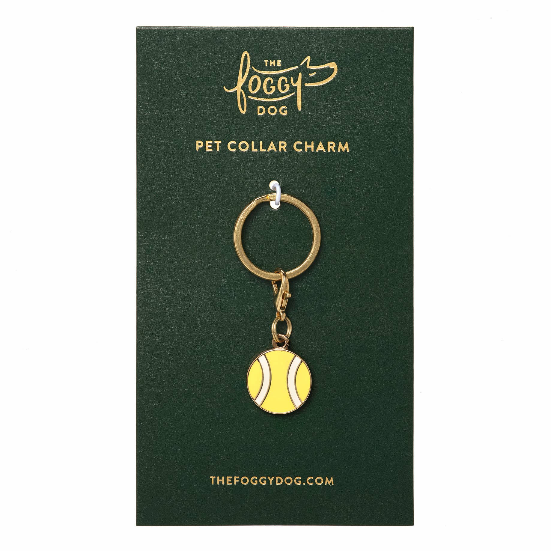 The Foggy Dog - Tennis Ball Collar Charm