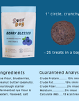SourDog - Berry Blessed- Blueberry Sourdough Dog Treats