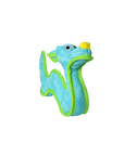 Tuffy Dog Toys - VIP Products - DuraForce Dragon Tiger - Blue, Durable, Squeaky Dog Toy