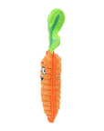 Tuffy Dog Toys - VIP Products - Tuffy Funny Food Jr Carrot, Durable, Squeaky Dog Toy