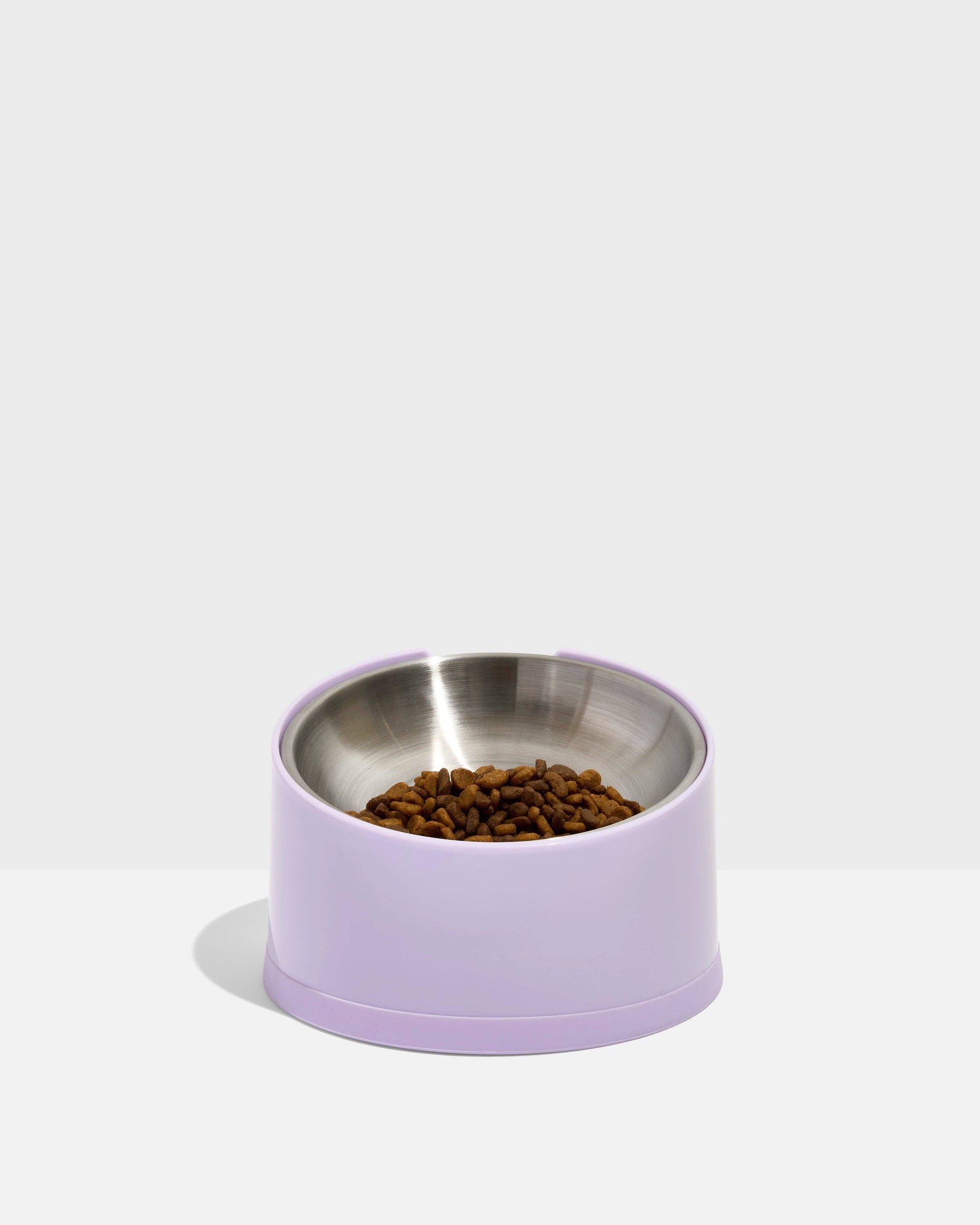 Wild One - Slanted Cat Bowl: Lilac