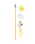 Play Pet Brands - Feline Frenzy Wand Toy - Feline Blanc
