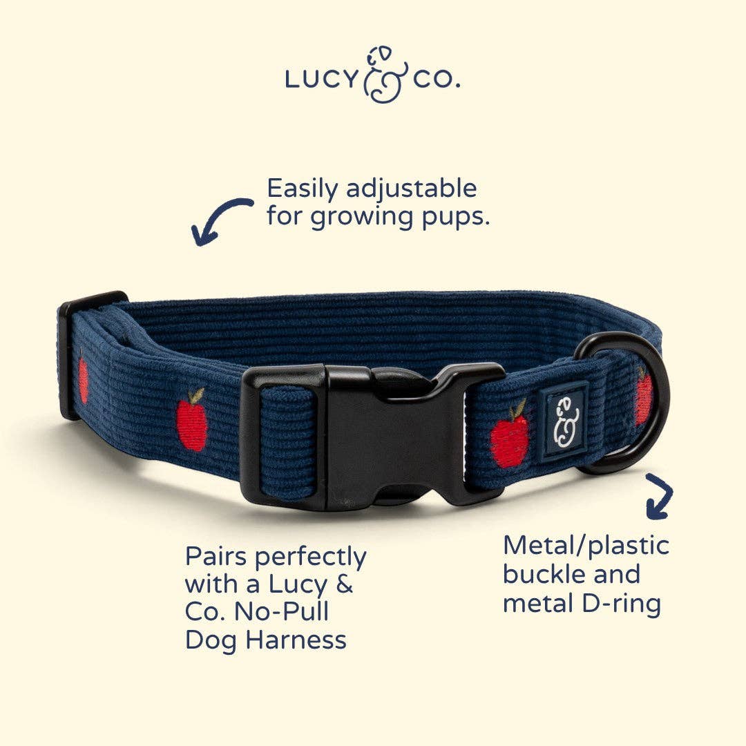 Lucy &amp; Co. - Appley Ever After Corduroy Collar