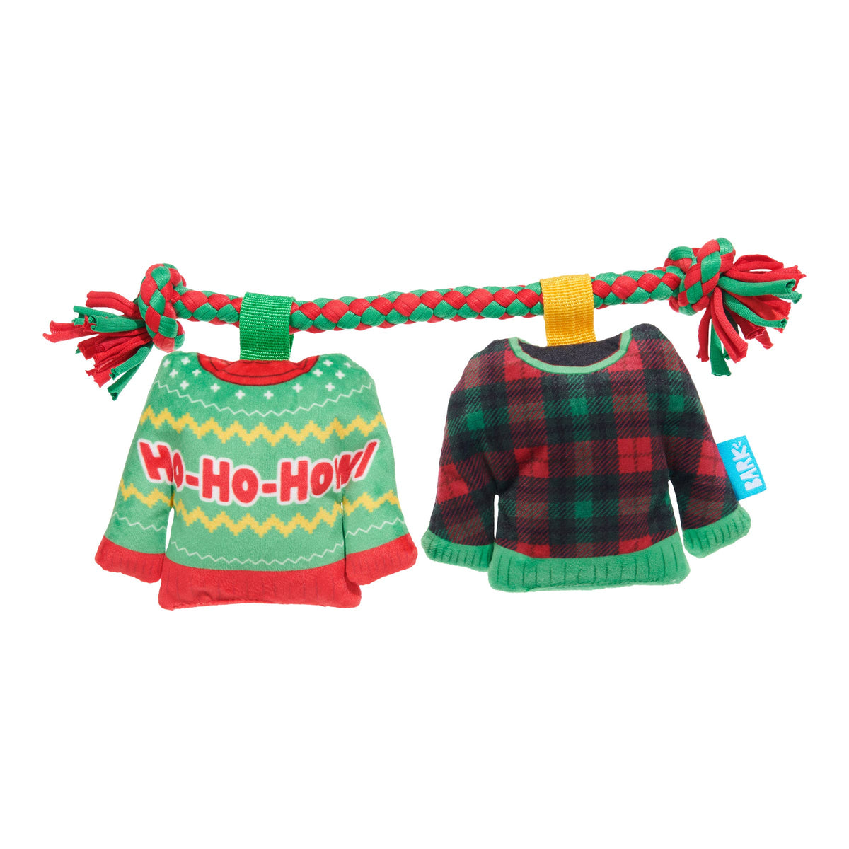 Pet Palette Distribution - BARK Holiday Christmutts Sweaters Dog Toy