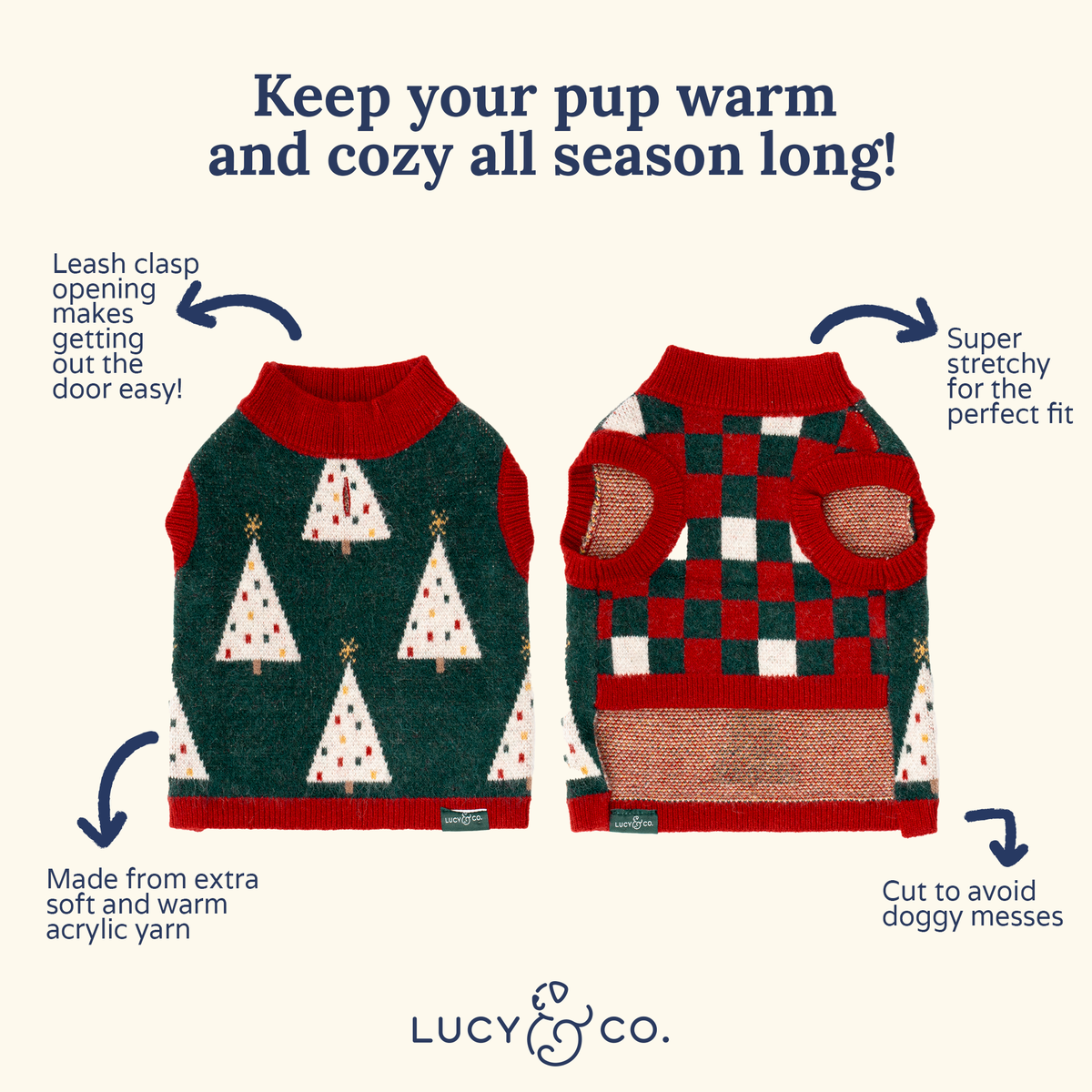 Lucy &amp; Co. - The Oh, Christmas Tree Sweater