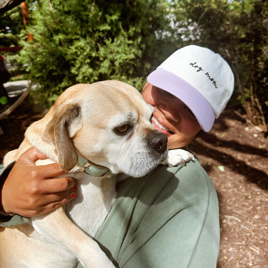 Lucy &amp; Co. - Lavender 2-Tone Dog Mom Hat