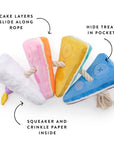 The Foggy Dog - Birthday Cake Interactive Snuffle Dog Toy