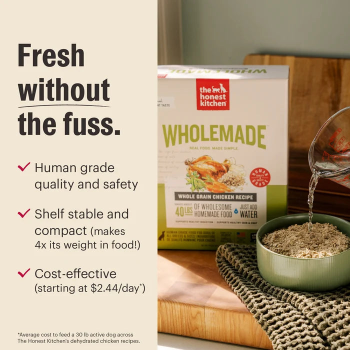 The Honest Kitchen Wholemade Whole Grain Chicken Dehydrated Food