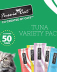Fussie Cat Tuna Variety Pack - 50 Count