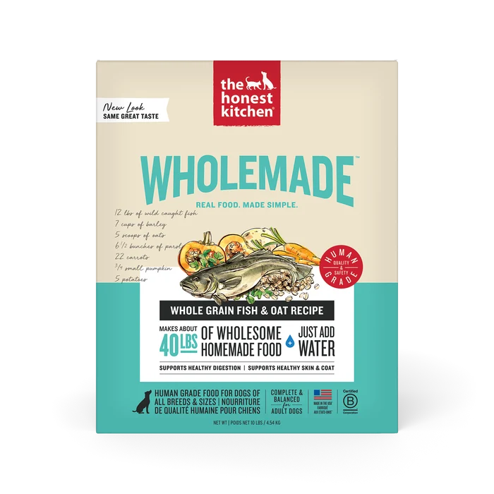 The Honest Kitchen Wholemade Whole Grain Fish &amp; Oat Dehydrated Food