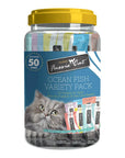 Fussie Cat Oceanfish Variety Pack - 50 Count