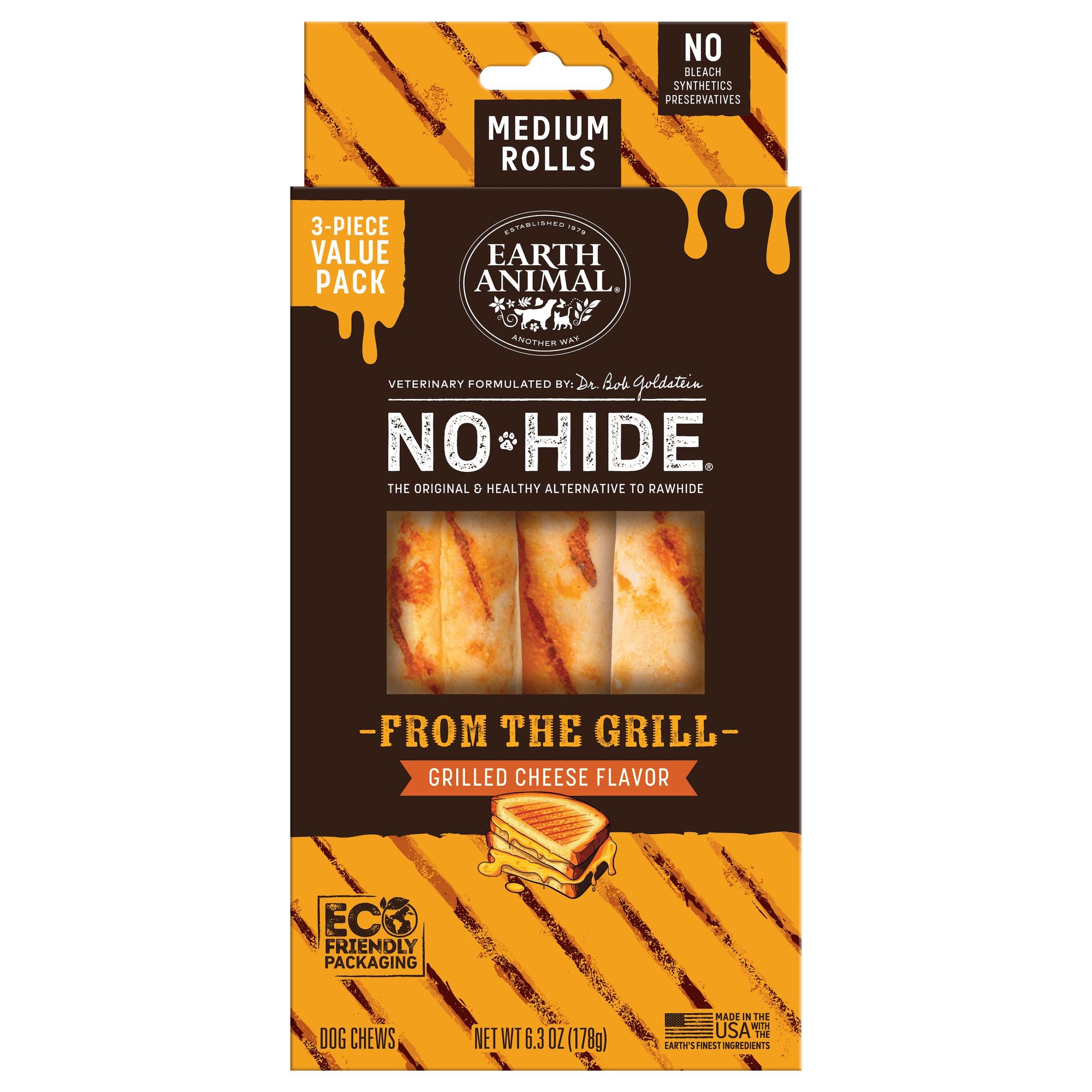 Earth Animal Medium No-hide Value Pack - 3 Count
