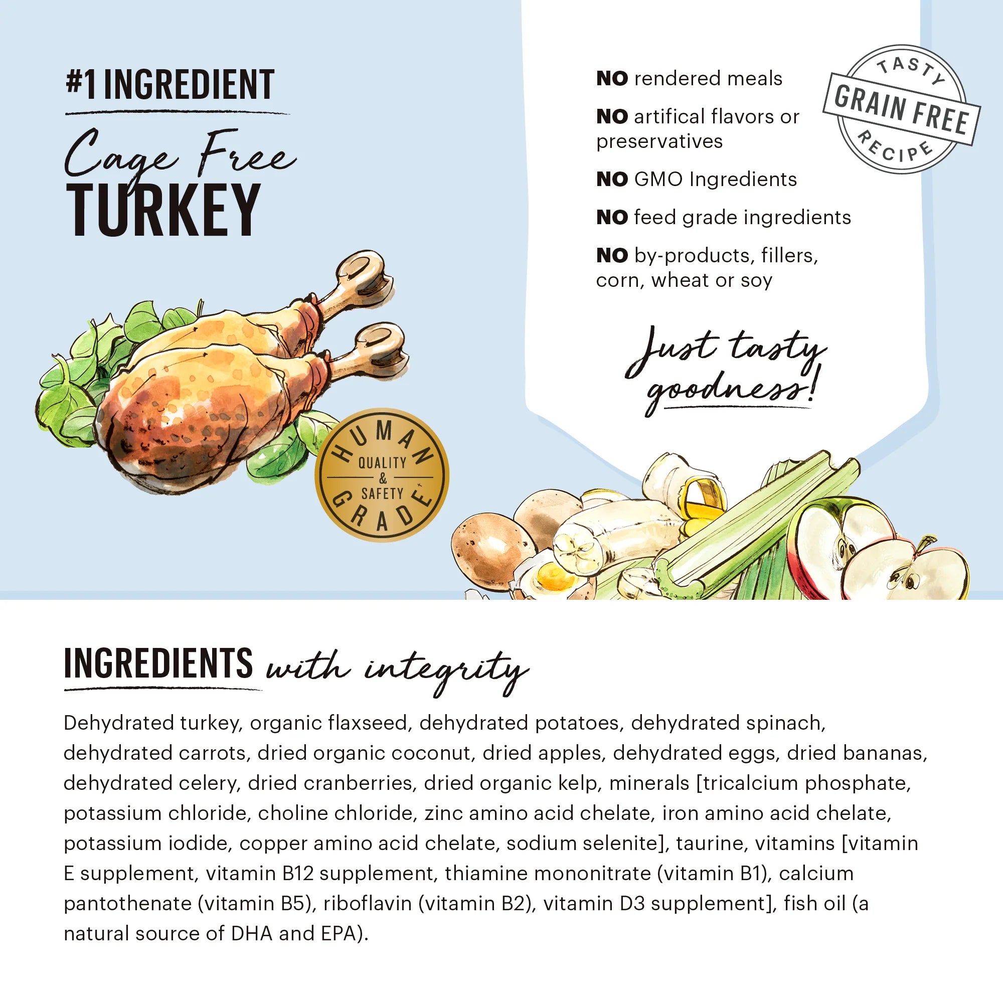 Honest Kitchen Dehydrated GF Turkey