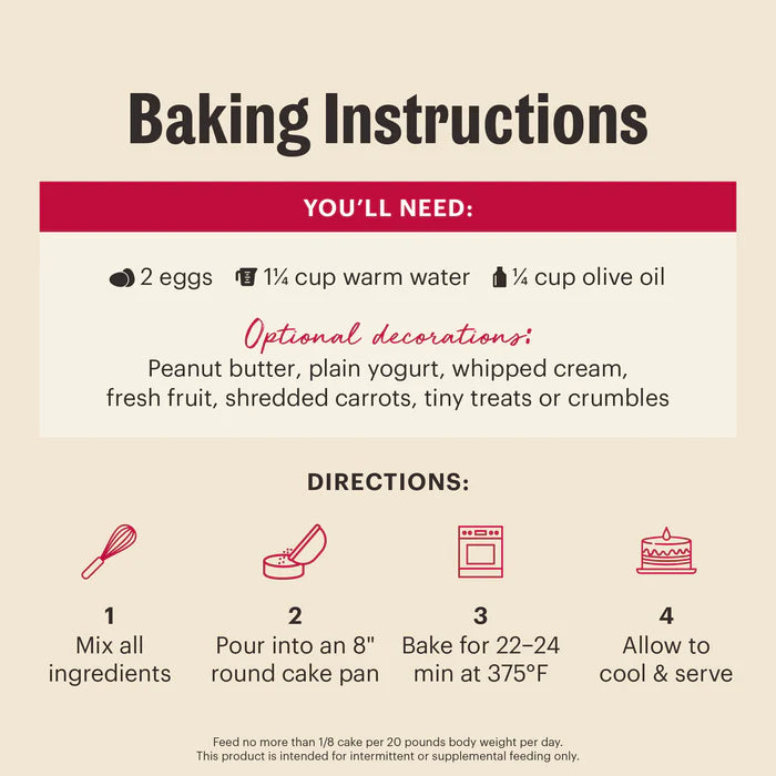 The Honest Kitchen Birthday Cake Mix