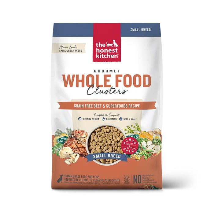 The Honest Kitchen Grain Free Beef Whole Food Clusters for Small Breeds