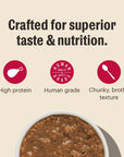 The Honest Kitchen Cat Grain Free Minced Salmon & Cod in Fish Broth Gravy