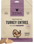 Vital Essentials Freeze-Dried Raw Protein Turkey Mini Patties Cat Food