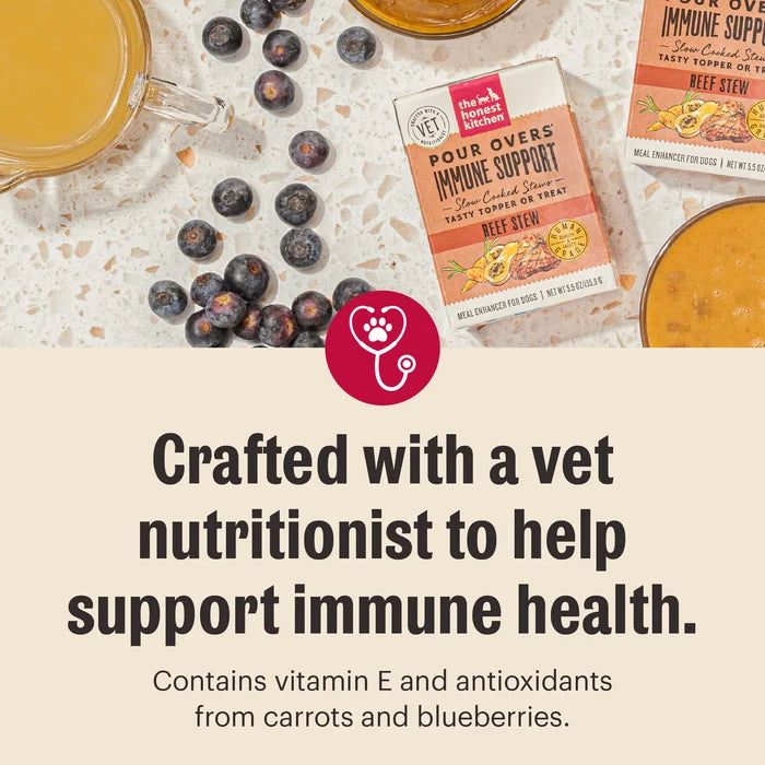 The Honest Kitchen Functional Pour Overs: Immune Support - Beef Stew
