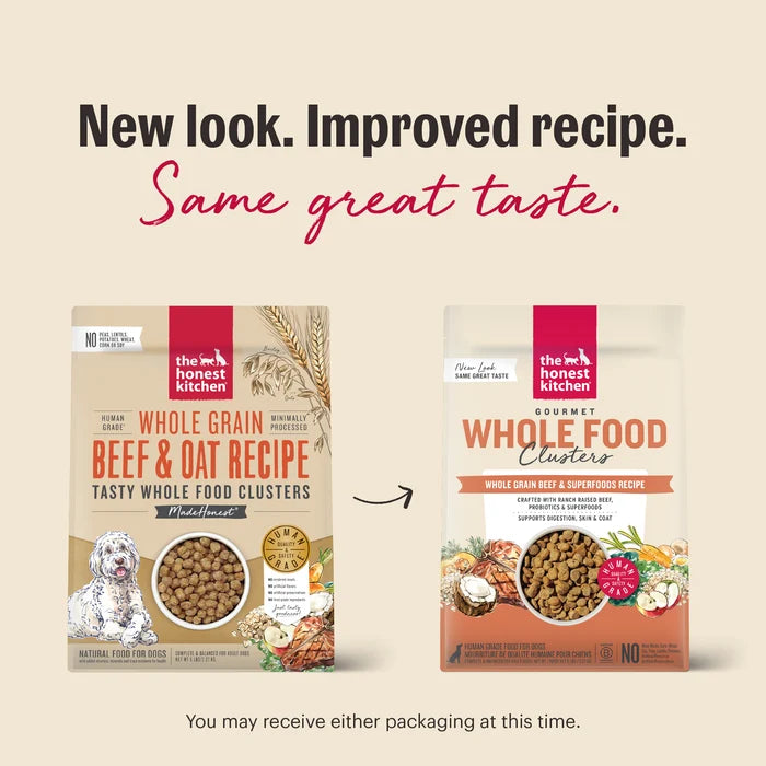 The Honest Kitchen Whole Grain Beef &amp; Oat Whole Food Clusters