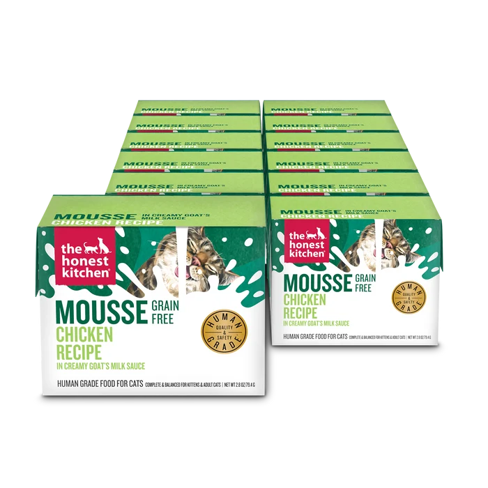 The Honest Kitchen Cat Grain Free Chicken Mousse in Goat's Milk