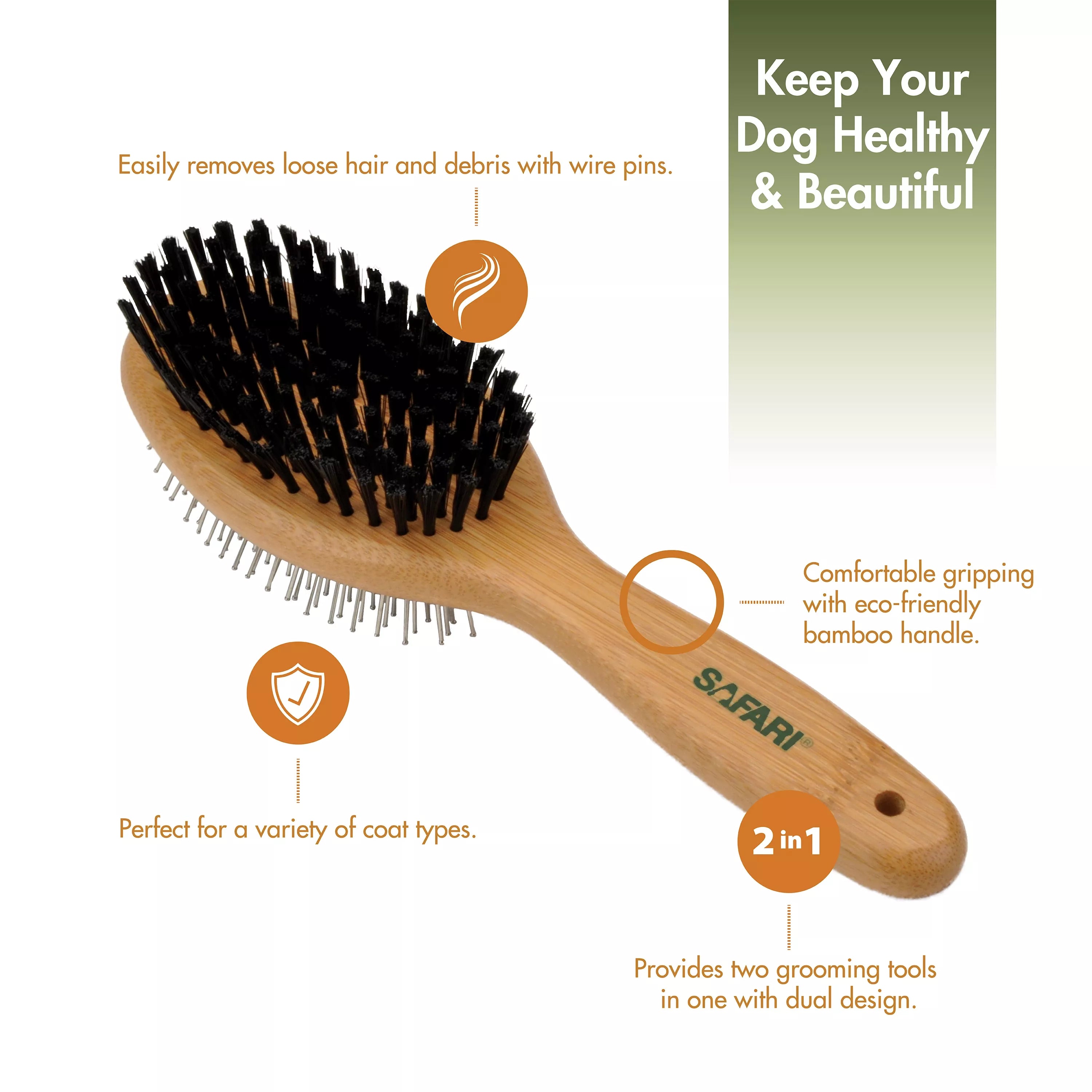 Safari pin and bristle brush hotsell