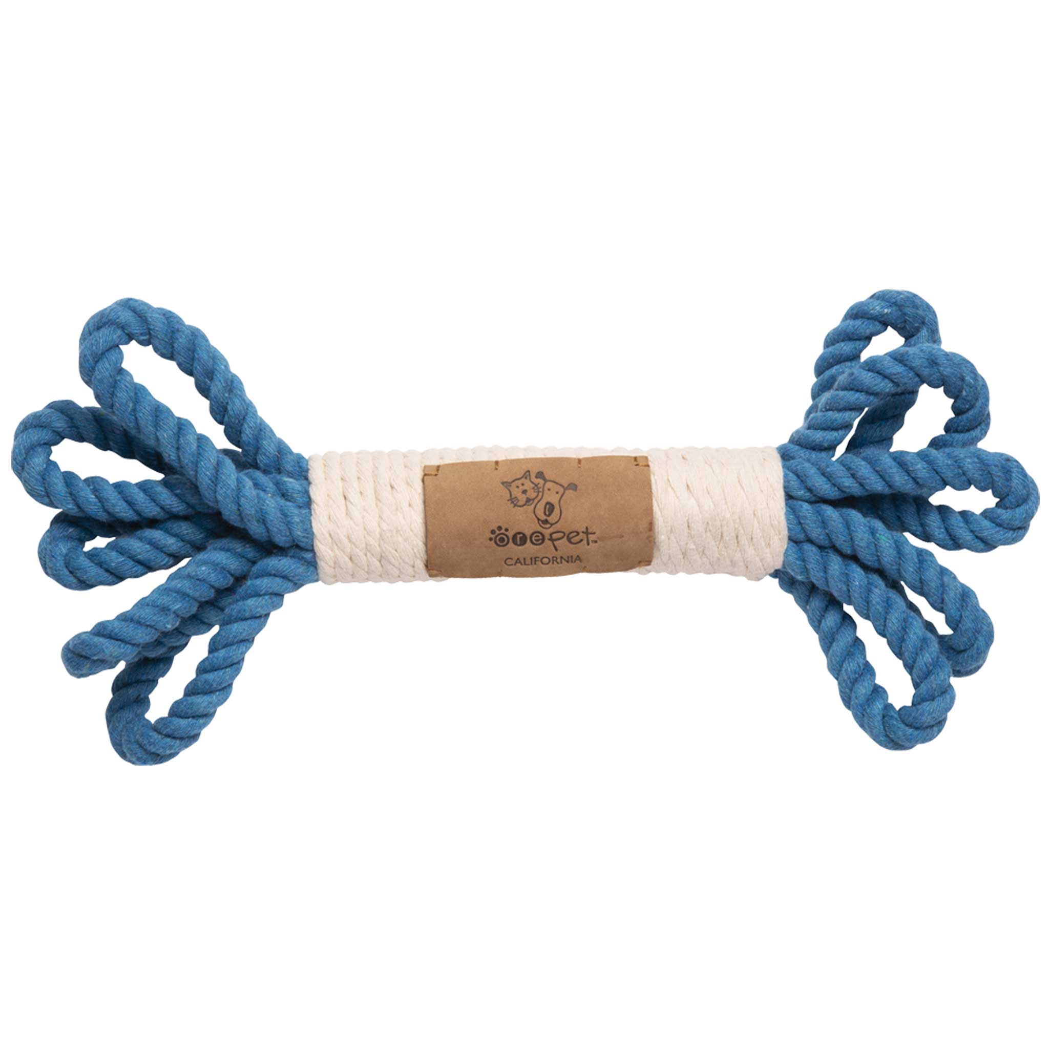 Speckle & Spot  by Ore’ Originals - Loop Dog Toy | Blue