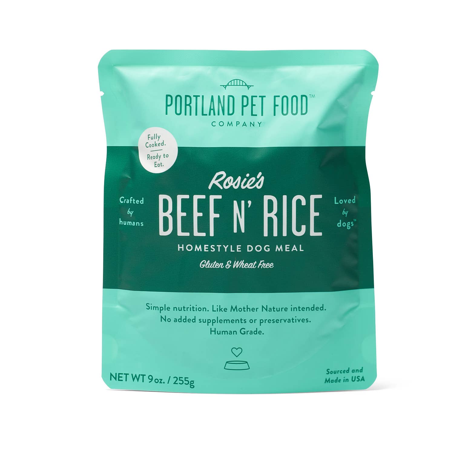 Portland Pet Food Company - Rosie's Beef N Rice Homestyle Dog Meal