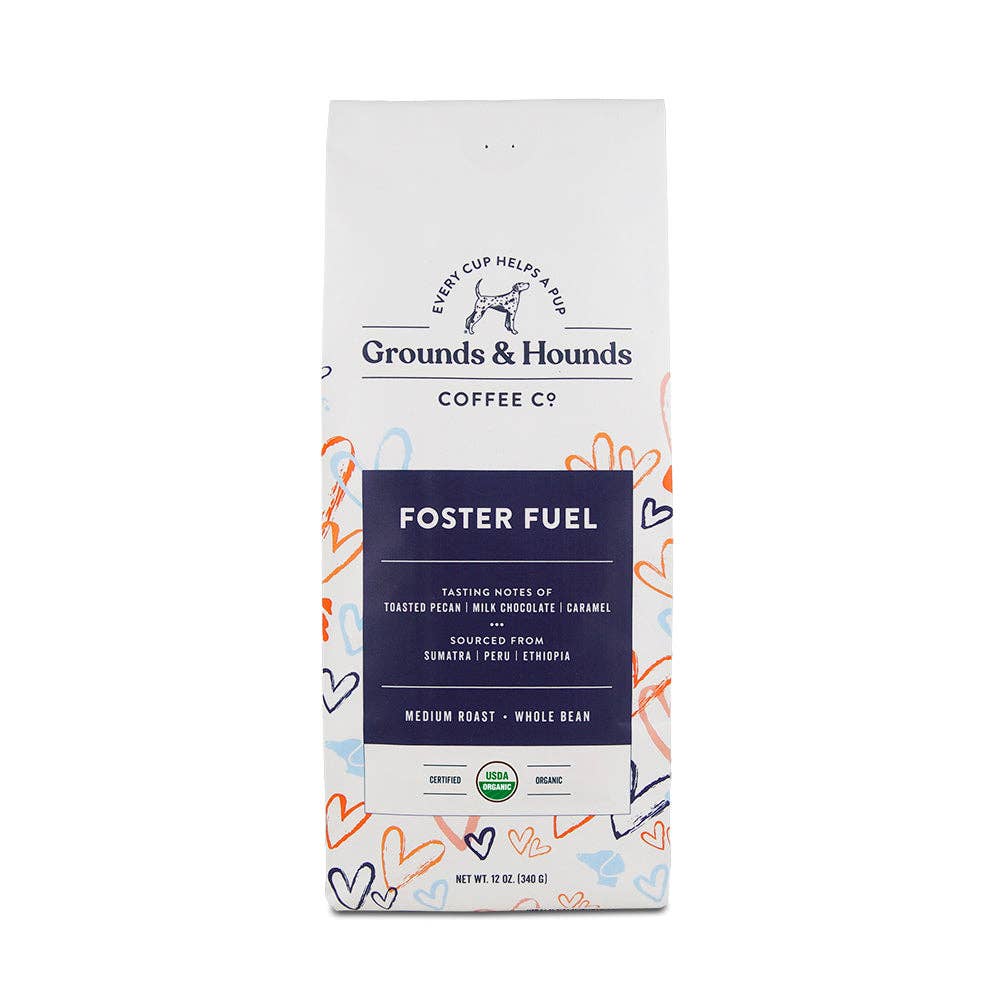 Grounds & Hounds Coffee Co. - Foster Fuel Coffee: 12 oz. Whole Bean