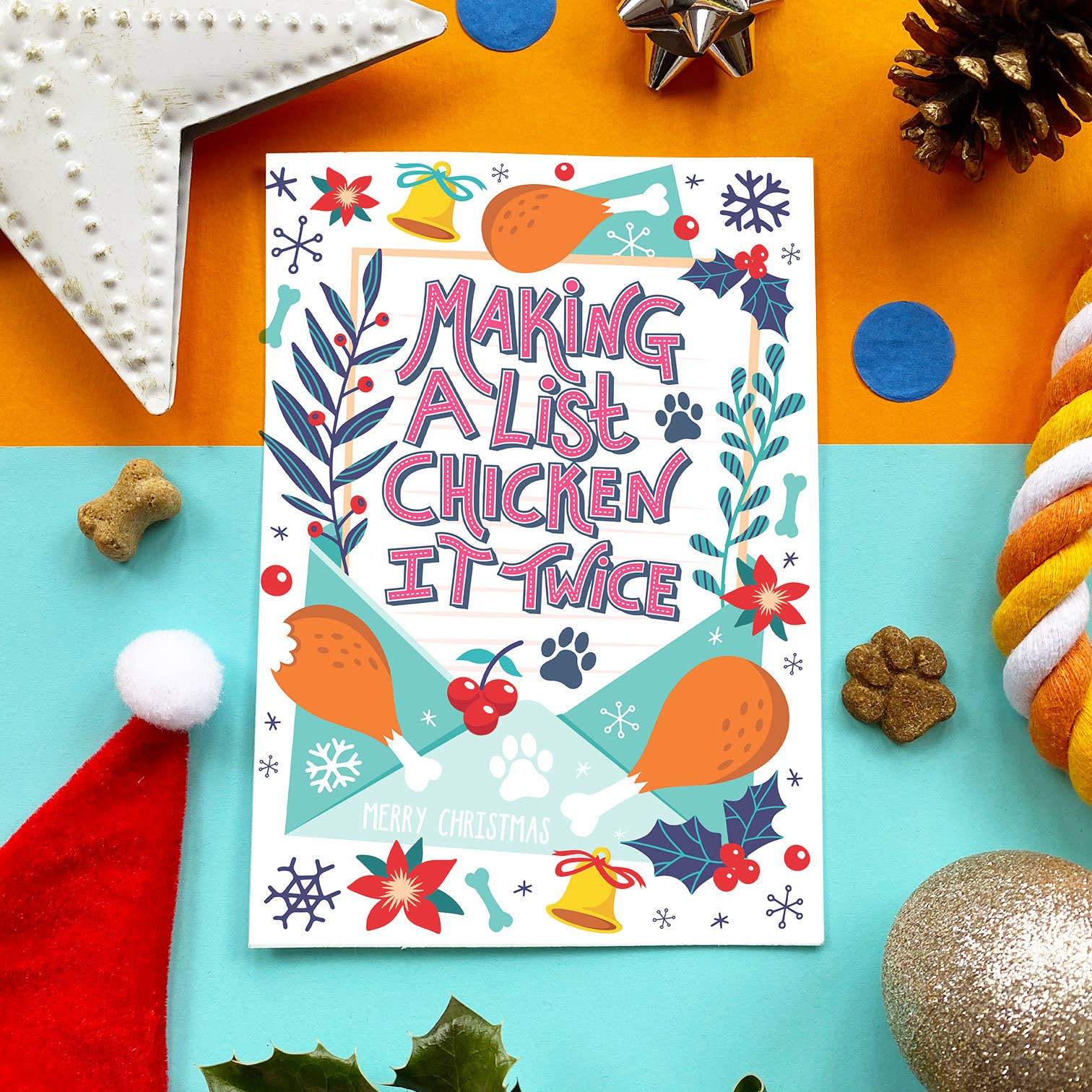 Scoff Paper - Scoff paper - Christmas Edible card for dogs - TWICE
