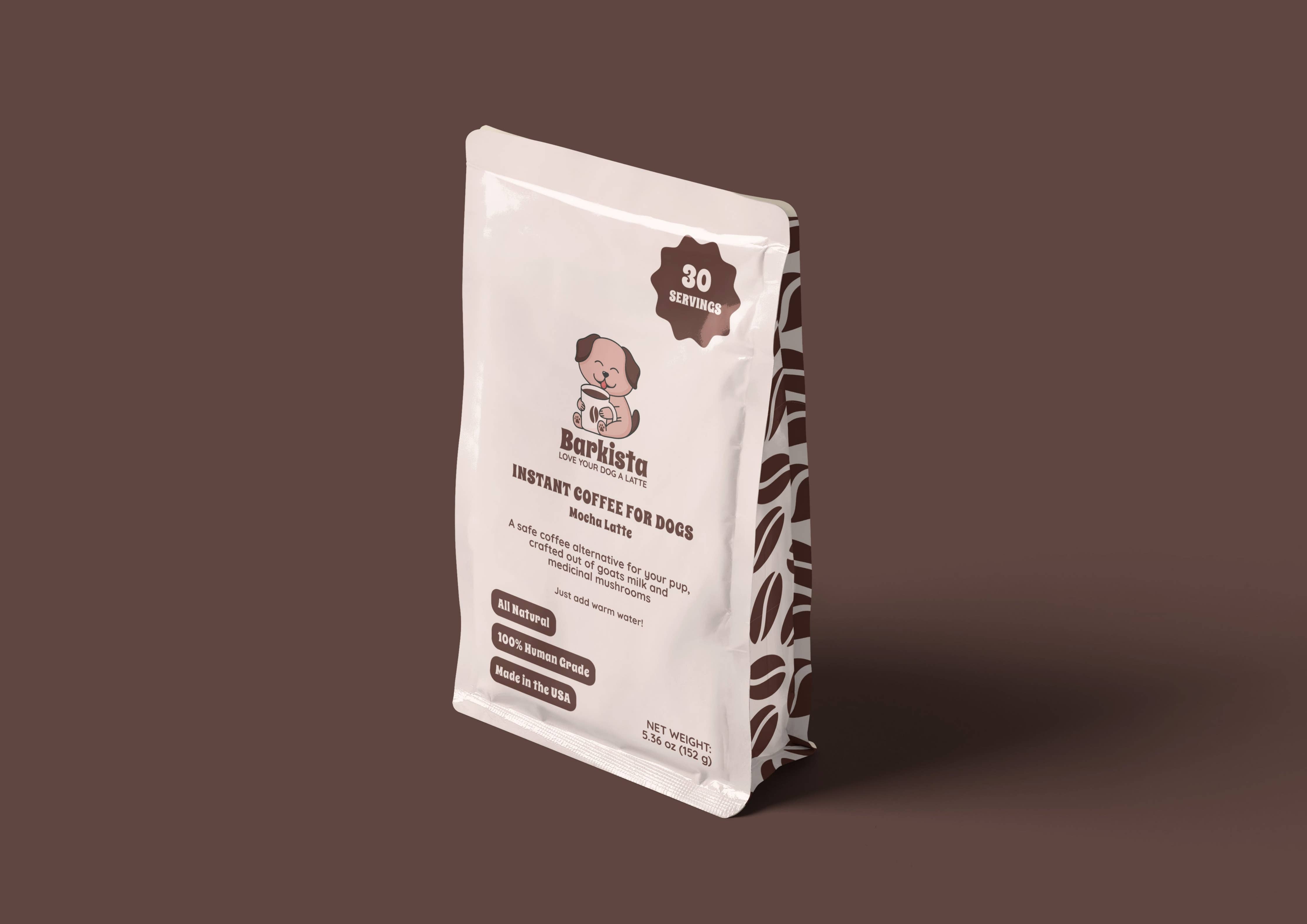 Barkista - Mocha Latte Instant Dog Coffee