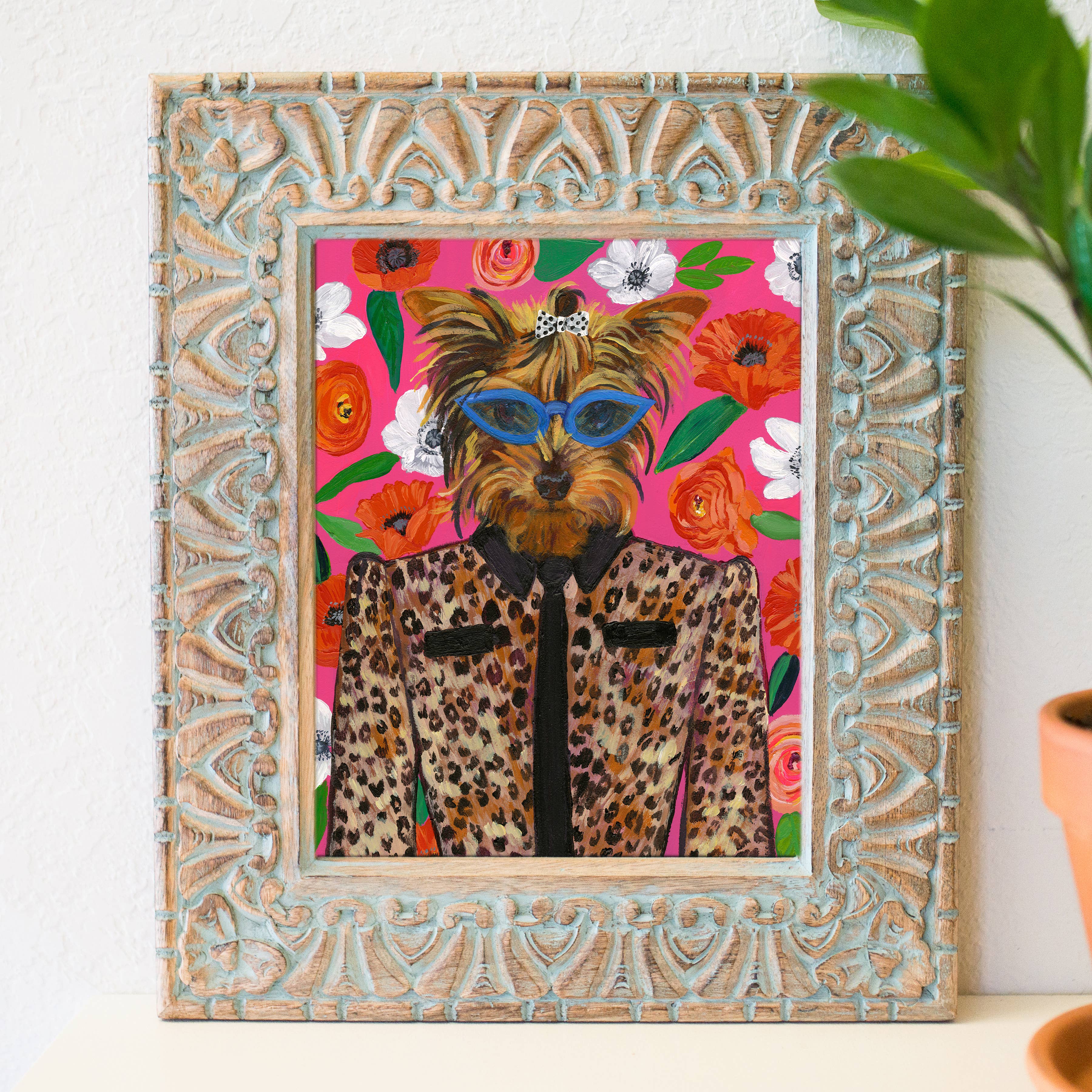 The Stationery Bakery - 8" x 10" Yorkie Fashion Queen